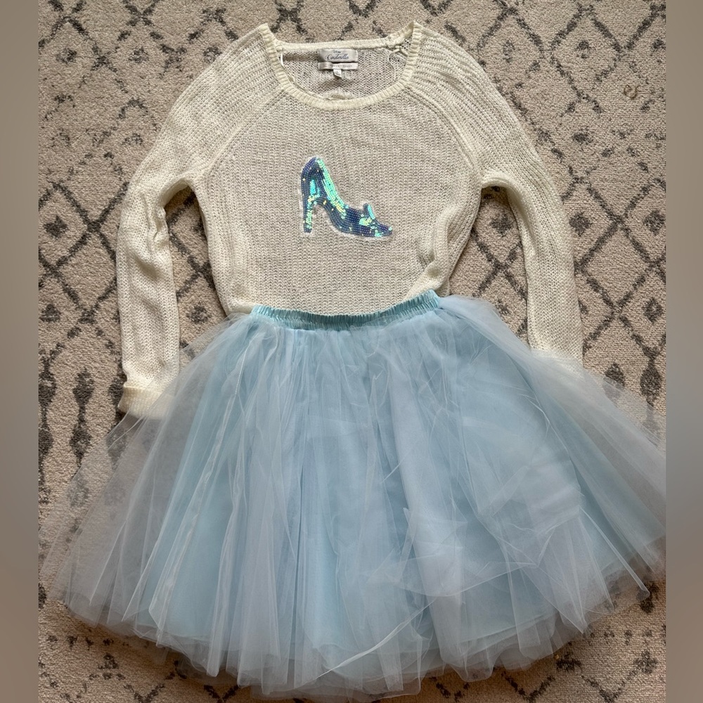 Cinderella inspired sweater and skirt set